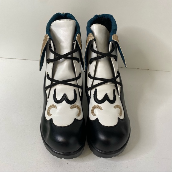 NWOT Genshin Impact Size 4 Barbara Gunnhildr Cosplay Boots Shoes Halloween - Picture 3 of 5